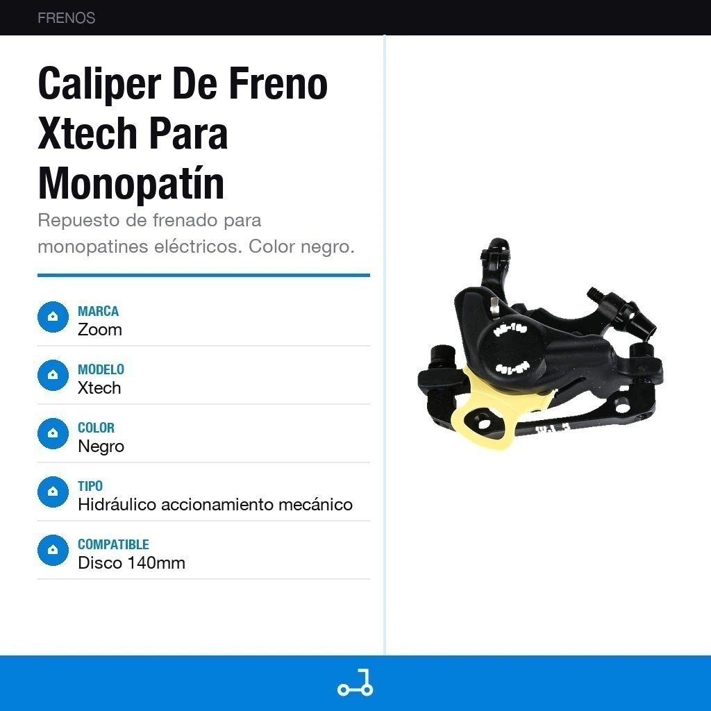 Caliper De Freno Xtech Para Monopatín Eléctrico Scooter