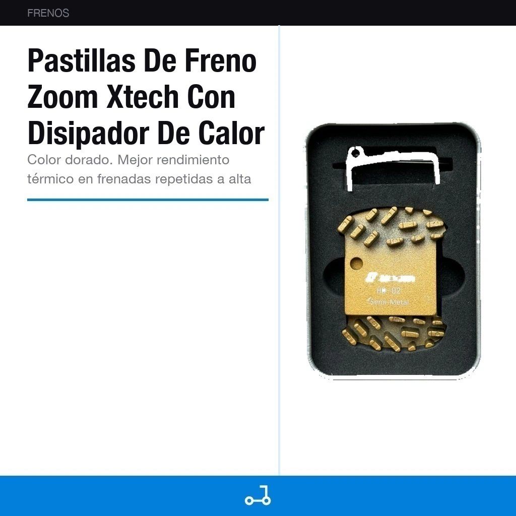 Pastillas De Freno Zoom Xtech Con Disipador De Calor