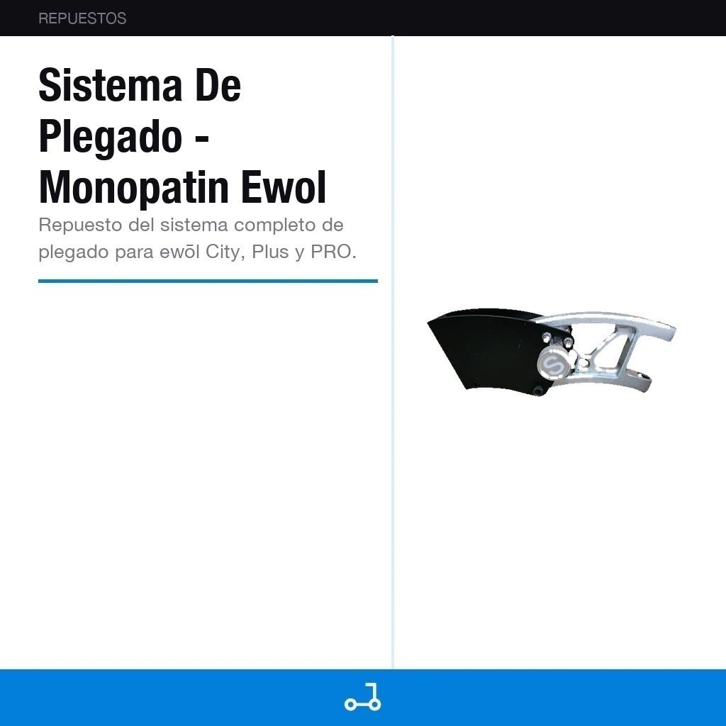 Sistema De Plegado - Monopatin Ewol City, Plus, Pro 2021