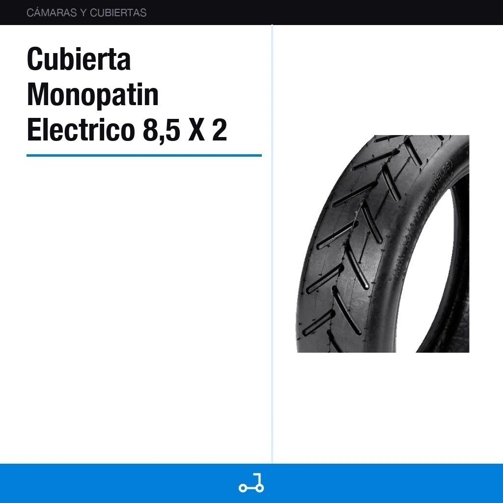Cubierta Monopatin Electrico 8,5 X 2 Xiaomi Foston Philco