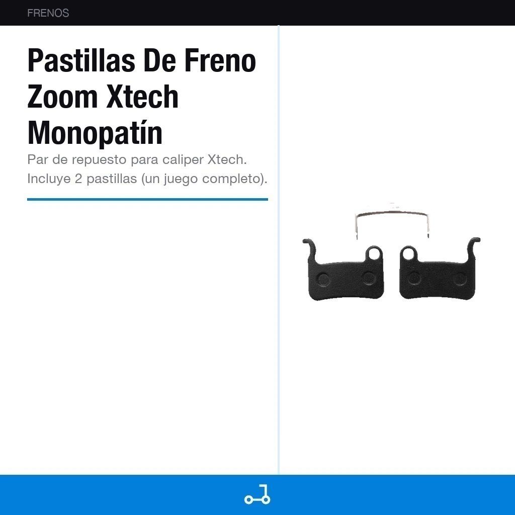 Pastillas De Freno Zoom Xtech Monopatín Eléctrico