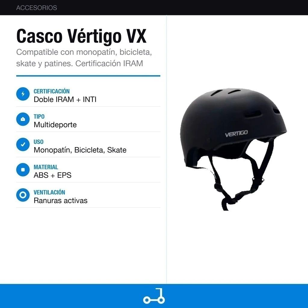 Casco Vértigo Vx Para Bicicleta Monopatín Skate Patinaje