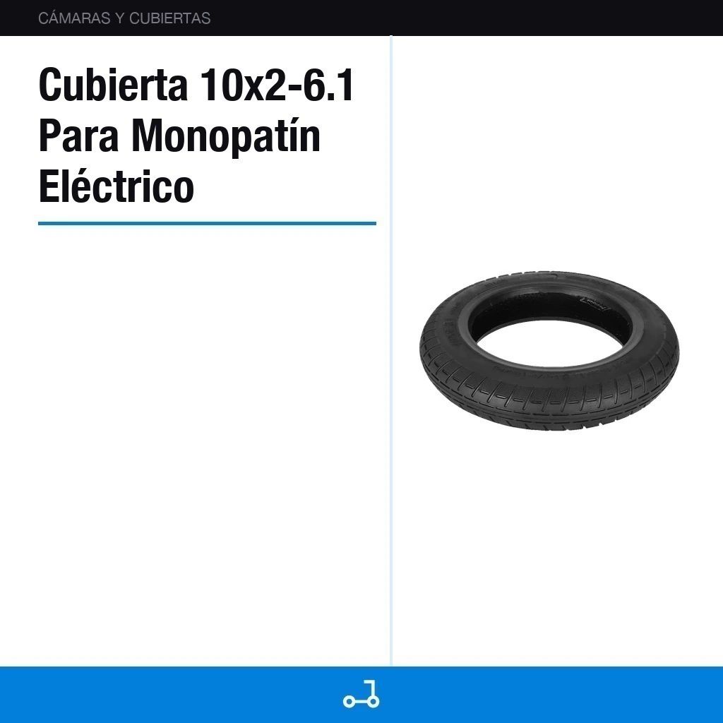 Cubierta 10x2-6.1 Para Monopatín Eléctrico