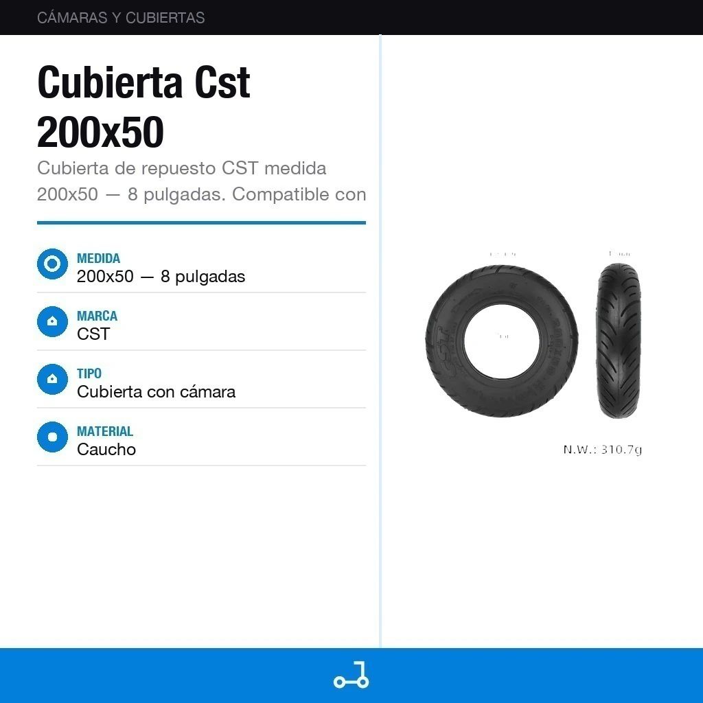 Cubierta Cst 200x50